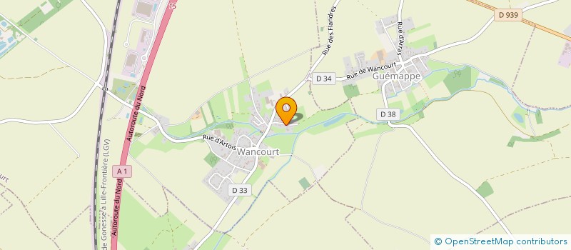 localisation de l'entreprise A LA BONNE FRITE  GUEMAPPE