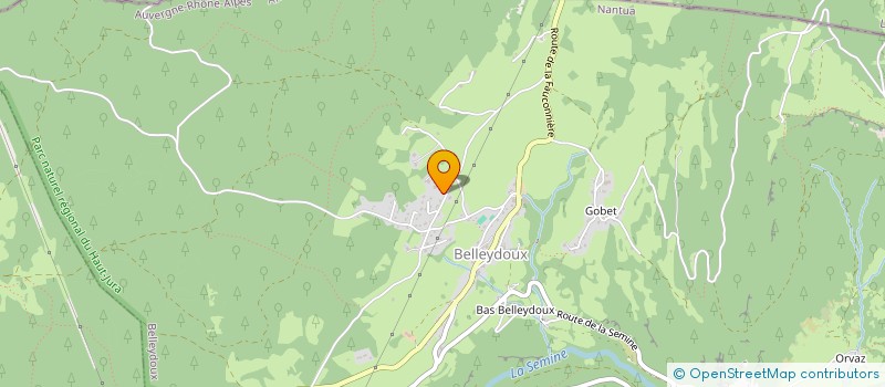 localisation de l'entreprise A LA BONNE GAUFRE THIBERT ET GAUDILLAT à LE POIZAT-LALLEYRIAT