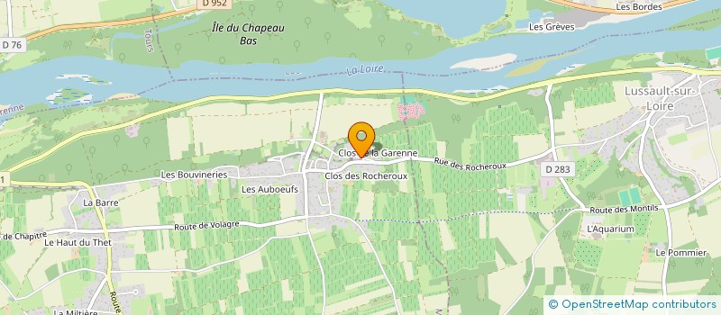 localisation de l'entreprise A LA BONNE HEURE à MONTLOUIS-SUR-LOIRE