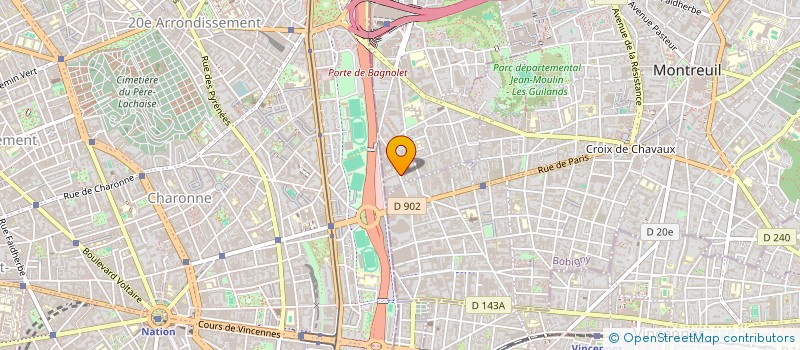 localisation de l'entreprise A LA BONNE TABLE à BAGNOLET