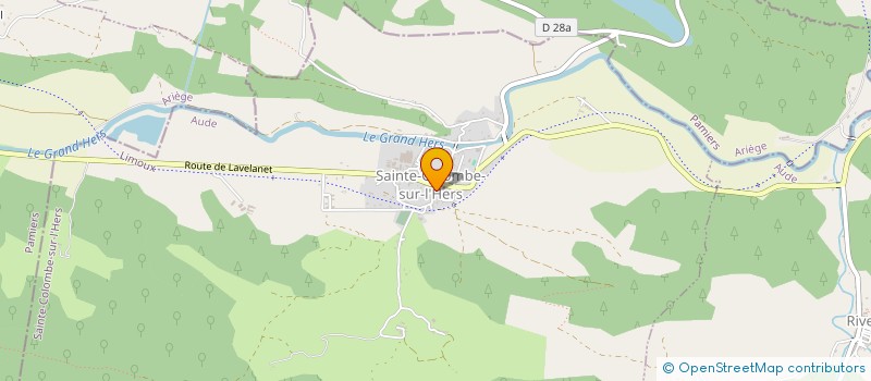 localisation de l'entreprise A LA BONNE TABLE  SAINTE-COLOMBE-SUR-L'HERS