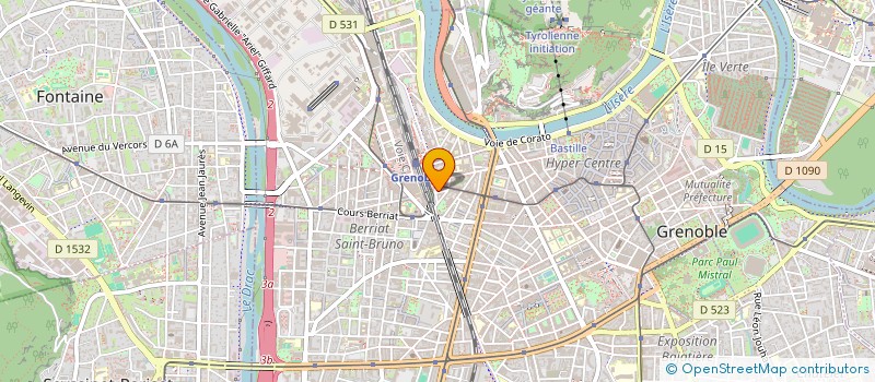 localisation de l'entreprise A LA BONNE TABLE  GRENOBLE