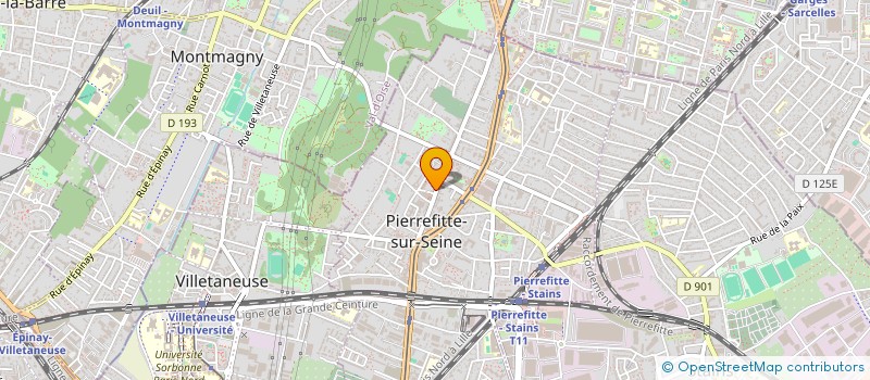 localisation de l'entreprise A LA BONNE VIANDE PIERREFITTOISE à PIERREFITTE-SUR-SEINE