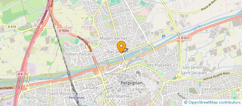 localisation de l'entreprise A LA BRAISE  PERPIGNAN