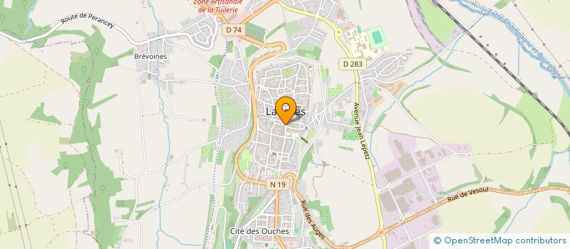 localisation de l'entreprise A LA BRULERIE DIDEROT à LANGRES
