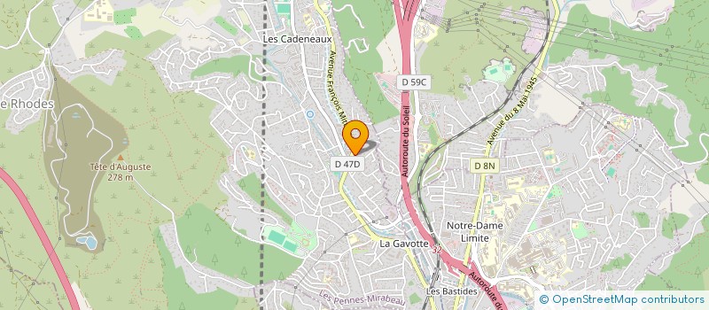 localisation de l'entreprise A LA BUGADE à LES PENNES-MIRABEAU