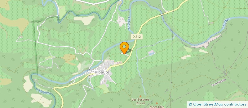 localisation de l'entreprise A LA CADENCE DE L'HERBE  RIEUX-EN-VAL