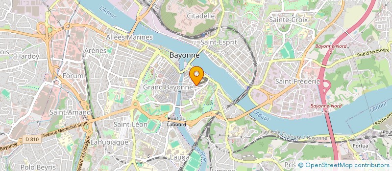 localisation de l'entreprise A LA CANTINE à BAYONNE