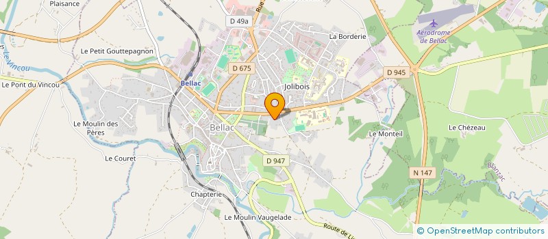 localisation de l'entreprise A LA CAP à BELLAC