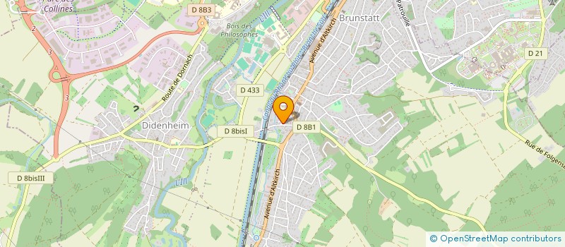 localisation de l'entreprise A LA CARPE  BRUNSTATT-DIDENHEIM