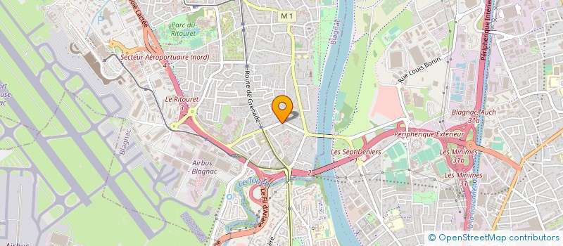 localisation de l'entreprise A LA CARTE  BLAGNAC