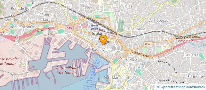 localisation de l'entreprise A LA CASA PASTA à TOULON