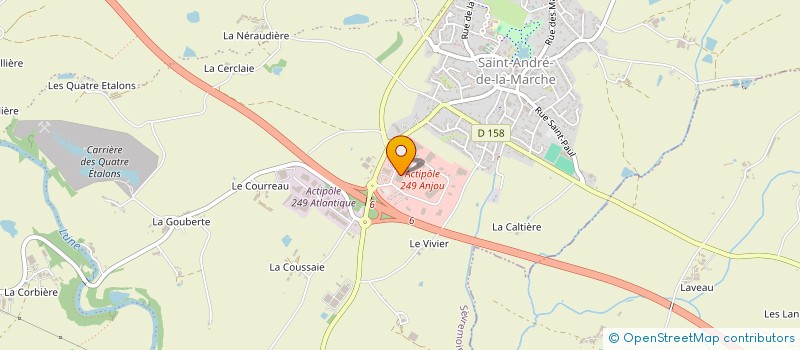 localisation de l'entreprise A LA CAVE DE JABY à SEVREMOINE