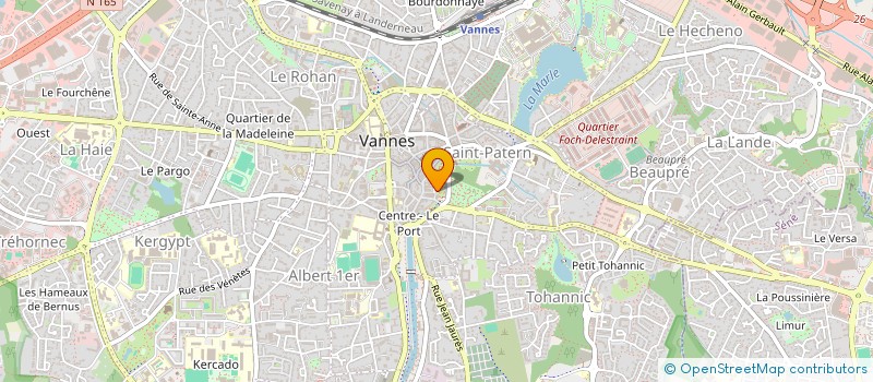localisation de l'entreprise A LA CAVE ST VINCENT à VANNES