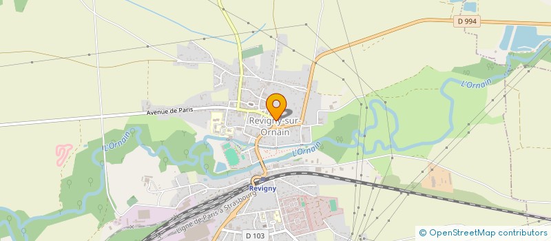 localisation de l'entreprise A LA CHAROLAISE à REVIGNY-SUR-ORNAIN
