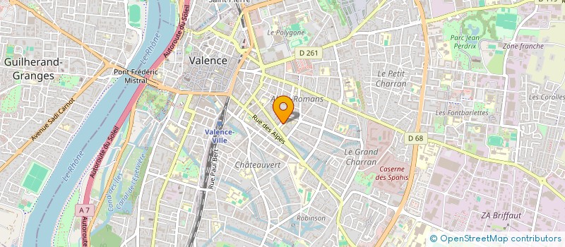 localisation de l'entreprise A LA CHEVILLE  VALENCE