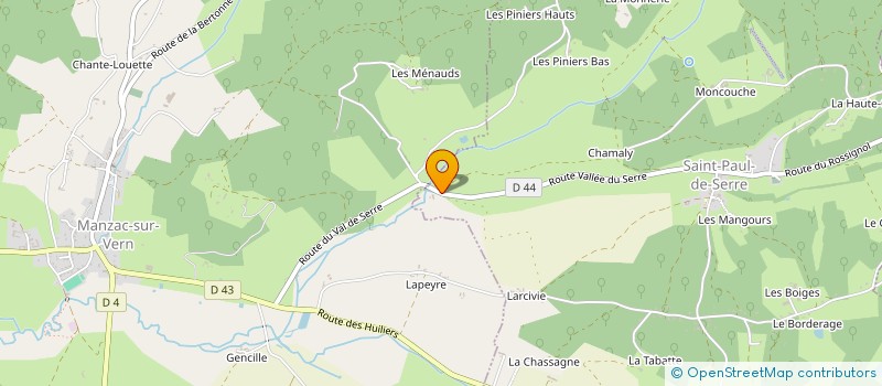 localisation de l'entreprise A LA CIGALE BRODEUSE à SANILHAC