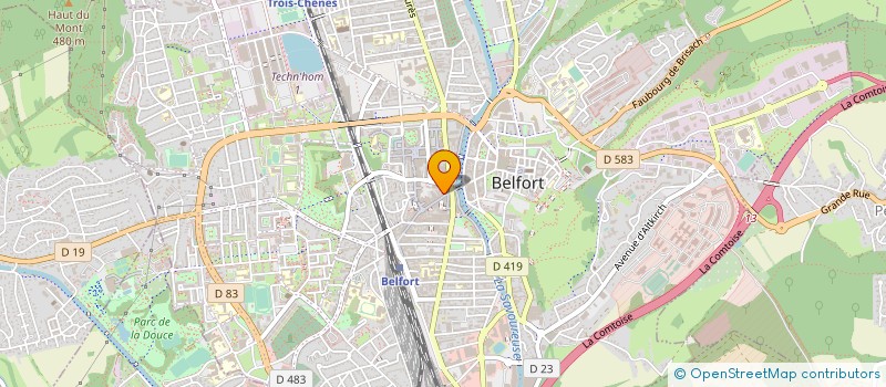 localisation de l'entreprise A LA CIVETTE SNC à BELFORT