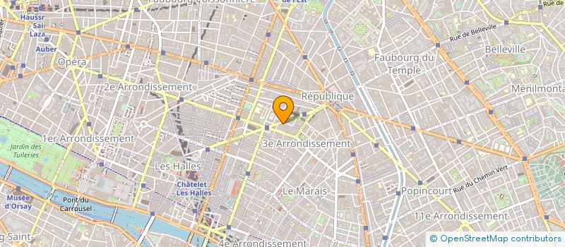 localisation de l'entreprise A LA CLEF DU CHEMIN VERT à PARIS