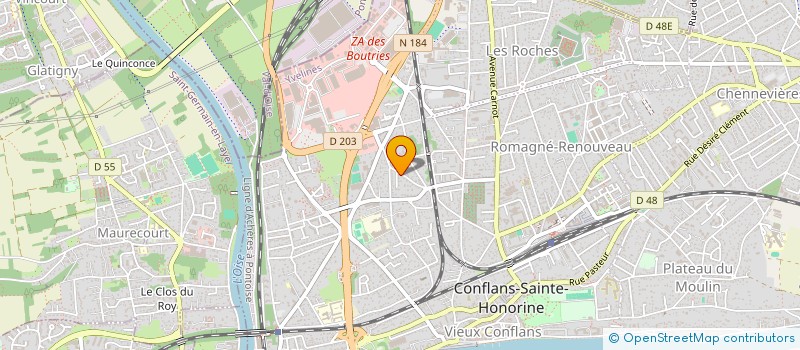 localisation de l'entreprise A LA CONQUETE DE MON CORPS  CONFLANS-SAINTE-HONORINE