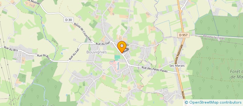 localisation de l'entreprise A LA CROISE DES CHEMINS à BOUVIGNIES