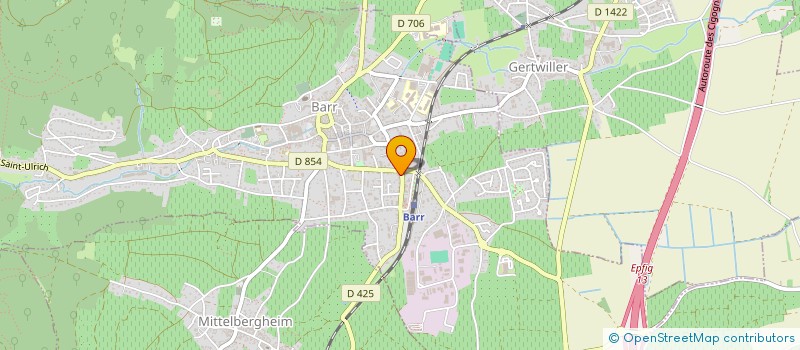 localisation de l'entreprise A LA CROISEE DE CHEMINS  EICHHOFFEN