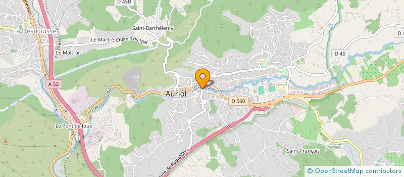 localisation de l'entreprise A LA CROISEE DES ARTS AURIOLAIS  AURIOL