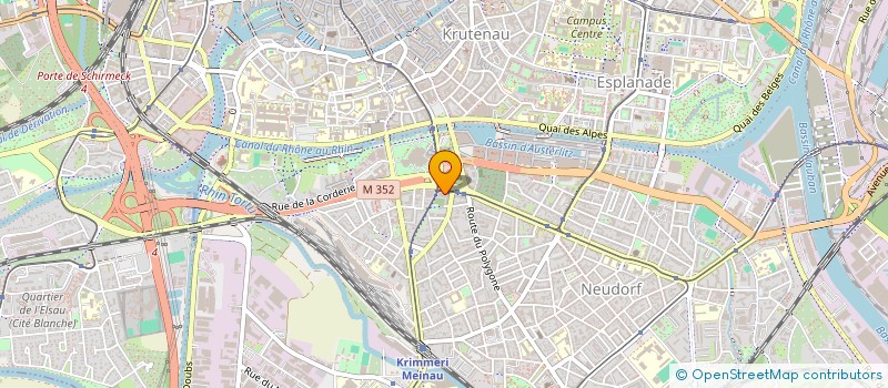 localisation de l'entreprise A LA CROISEE DES CHEMINS à STRASBOURG