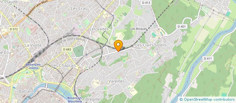 localisation de l'entreprise A LA CROISEE DES TEMPS à BESANCON