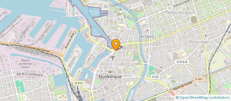 localisation de l'entreprise A LA CROIX DE LORRAINE à DUNKERQUE