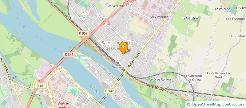 localisation de l'entreprise A LA DECOUVERTE DE L'HUILE  SAUMUR