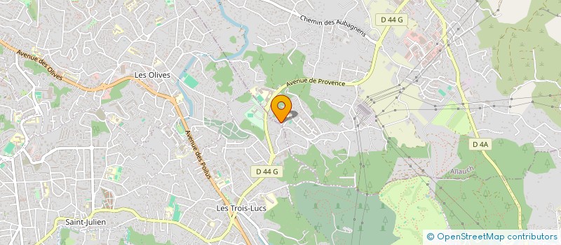 localisation de l'entreprise A LA DECOUVERTE DE LA DANSE  ALLAUCH