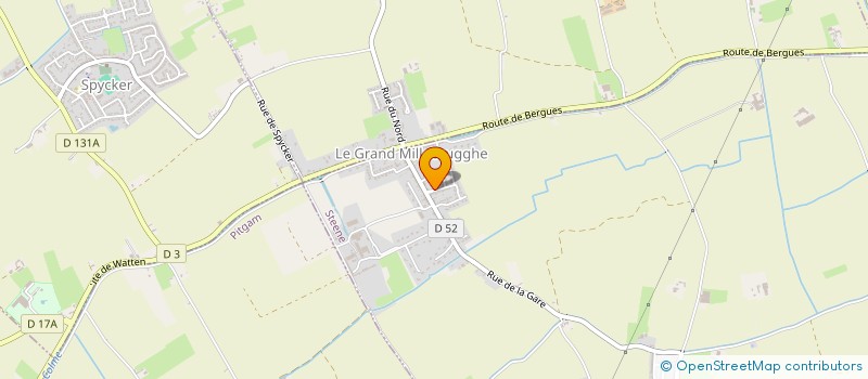 localisation de l'entreprise A LA DECOUVERTE DE LA FLANDRE VERDOYANTE ET FLEURIE à STEENE