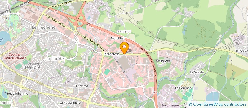 localisation de l'entreprise A LA DECOUVERTE DES SAVEURS DU MONDE BIOLOGIQUE à VANNES