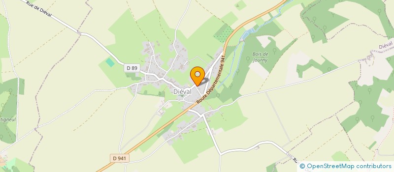 localisation de l'entreprise A LA DETENTE  DIEVAL