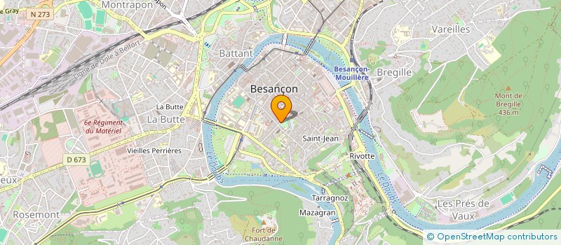 localisation de l'entreprise A LA DOUBLE PAGE à BESANCON