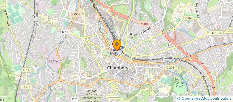 localisation de l'entreprise A LA DUCHESSE DE MAZARIN  CHAMBERY