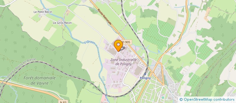 localisation de l'entreprise A LA FACONNERIE à POLIGNY