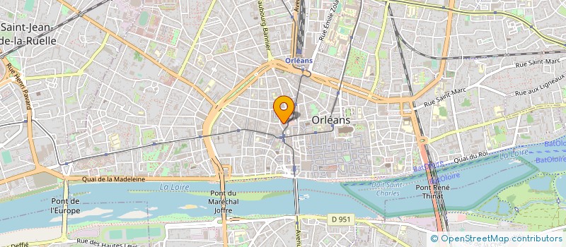 localisation de l'entreprise A LA FEE VIOLETTE à ORLEANS