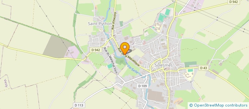 localisation de l'entreprise A LA FERME à SOLESMES