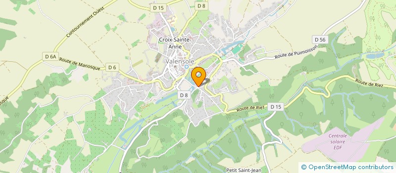 localisation de l'entreprise A LA FERME à VALENSOLE