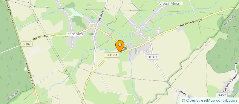 localisation de l'entreprise A LA FERME DE NOISETTE  VIEUX-MESNIL