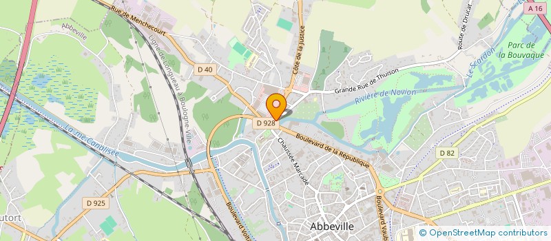 localisation de l'entreprise A LA FERMETURE à ABBEVILLE