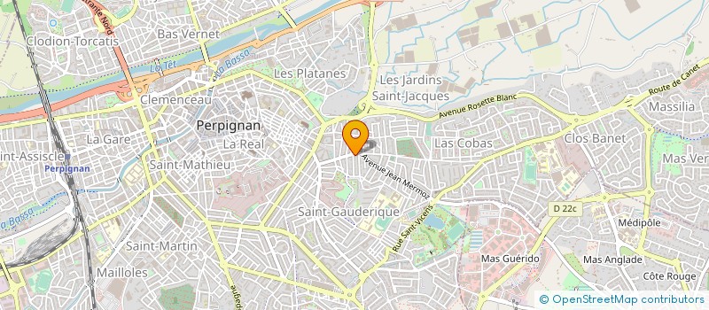 localisation de l'entreprise A LA FLAVEUR DU PAIN  PERPIGNAN