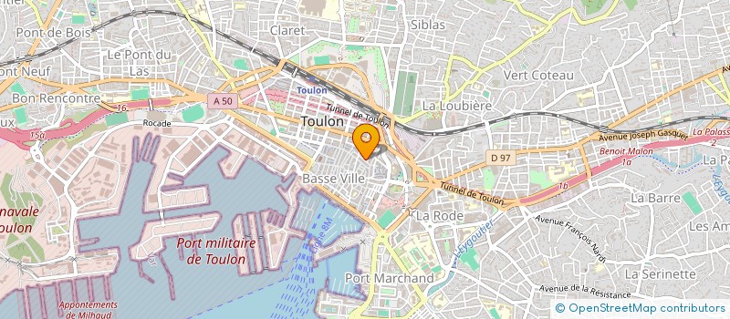 localisation de l'entreprise A LA FOLIE  TOULON