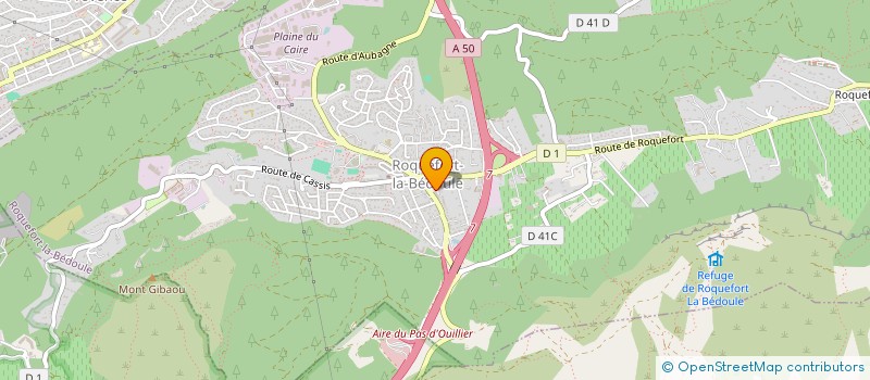 localisation de l'entreprise A LA FOLIE COLLECTION  ROQUEFORT-LA-BEDOULE