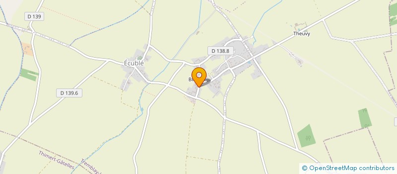 localisation de l'entreprise A LA FORGE DE CHARTRES à TREMBLAY-LES-VILLAGES