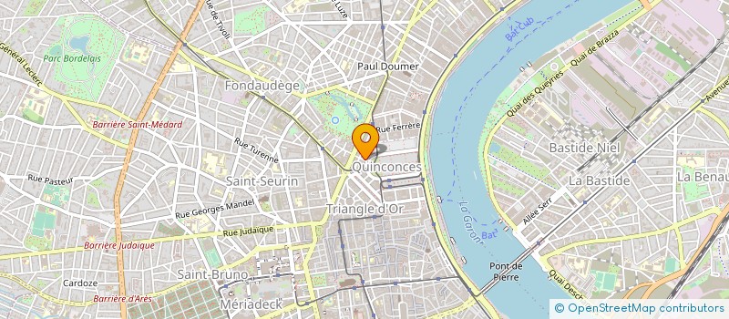 localisation de l'entreprise A LA FRANCAISE TOURISME à BORDEAUX