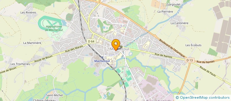 localisation de l'entreprise A LA FRITE DES CH'TIS à MACHECOUL-SAINT-MEME