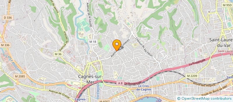 localisation de l'entreprise A LA FUT à CAGNES-SUR-MER